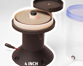 4 Inch Flat Lap - By: LSAgates – Precision Shaping Made Simple -  Small and portable!