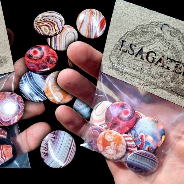 Lake Superior Agate Button Packs - LSAgates Photography - Agate Swag - Lake Superior Agate Related - Multiple Options