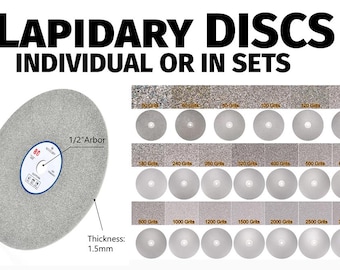 6 Inch Lapidary Discs - Used on LSAgates Lapidary Machines - Individual - 6 Packs - 9 Packs - 16 packs – Shipped directly to you.