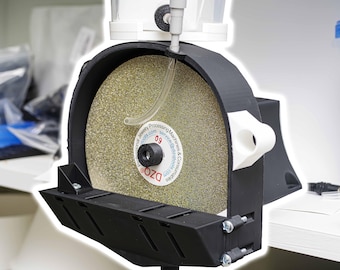 6 Inch Flat Lap - Intarsia Style Lapidary Machine - Vertical or Horizontal Possibilities - By: LSAgates (Disc Set Sold Separately)