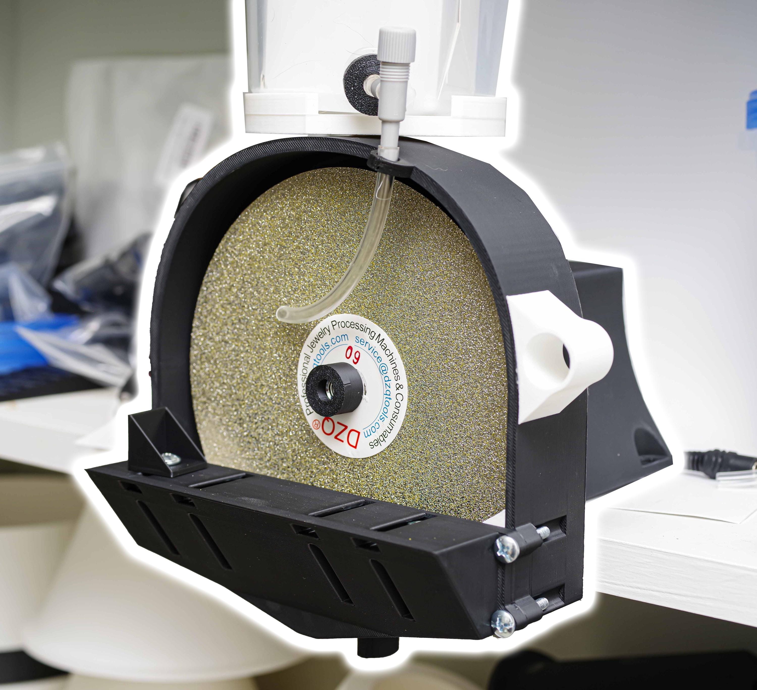 6 Inch Flat Lap - Intarsia Style Lapidary Machine - Vertical or Horizontal Possibilities - By: LSAgates (Disc Set Sold Separately)