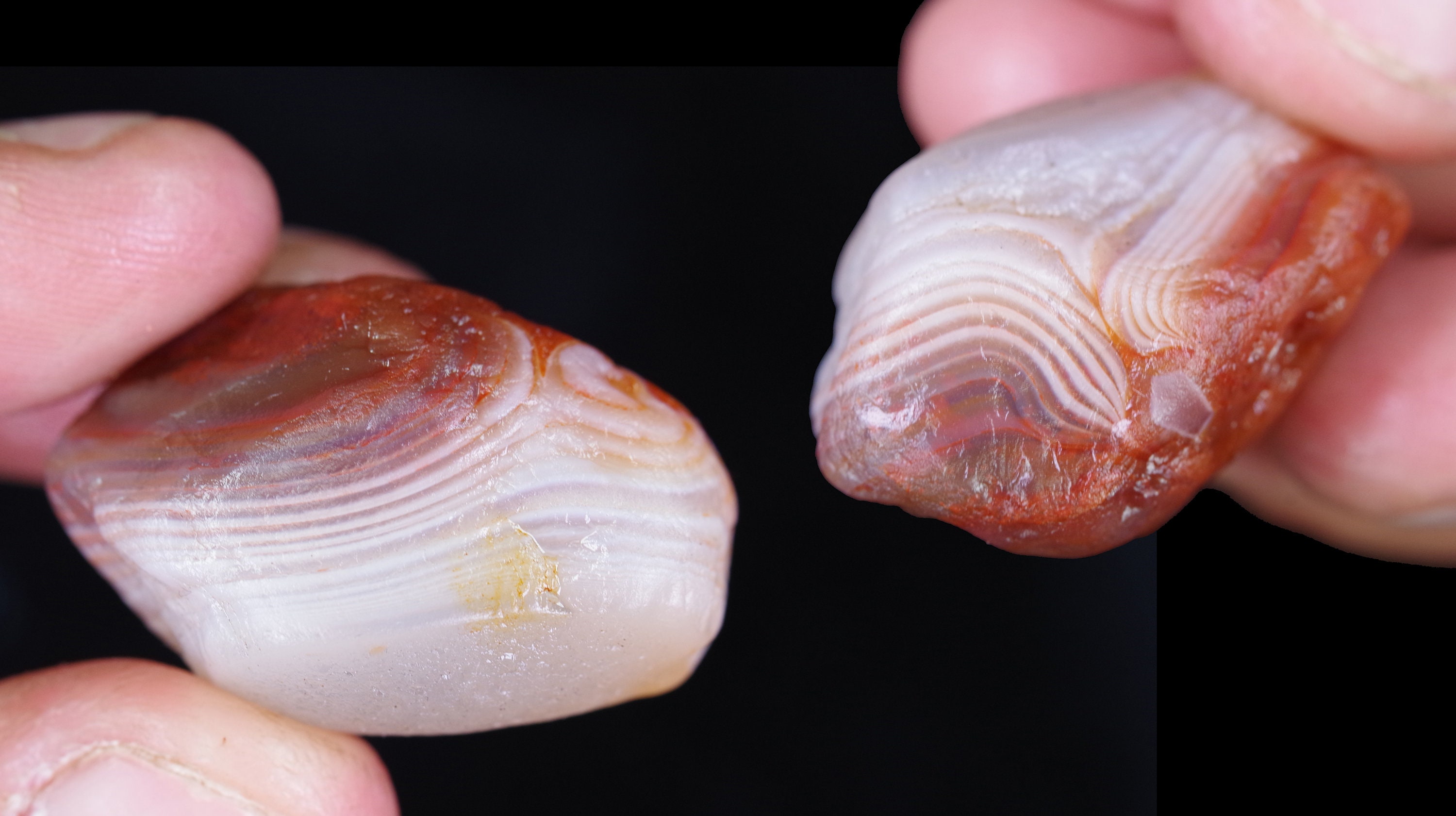 Individual Lake Superior Agates Lot 4 Blue LSA's | Etsy