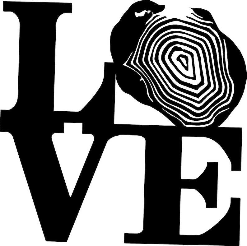 LOVE Agates Stickers White Black Vinyl Die Cut Stickers UV Water Resistant!