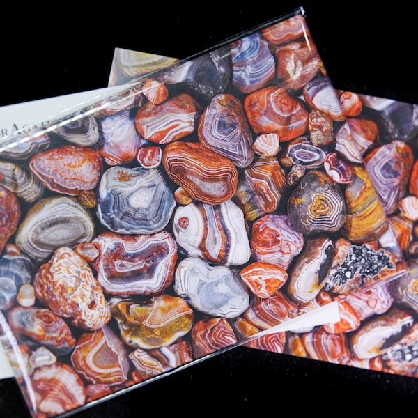 LSAgates Postcard Packs - 4x6 Postcards / 10 per pack - Lake Superior Agate Related Post Cards - A great way to get in touch with someone!