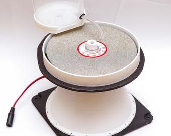 6 Inch Flat Lap - By: LSAgates – Precision Shaping Made Simple -  Easy to bring on the go! - By LSAgates (Disc Set Sold Separately)