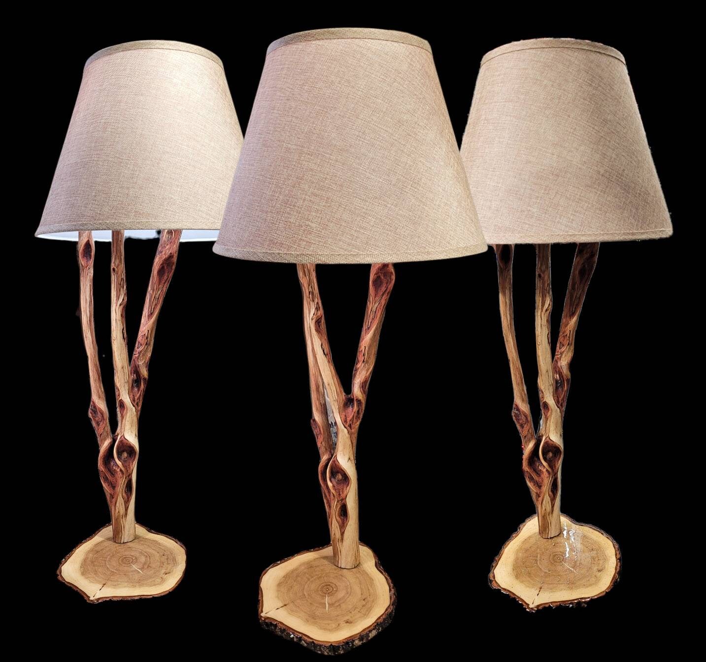 Diamond willow sale lamp