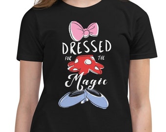Dressed For The Magic - Girls's Dark T-Shirt