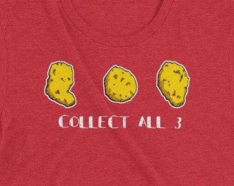 Collect All 3 - Chicken Nuggets T-shirt