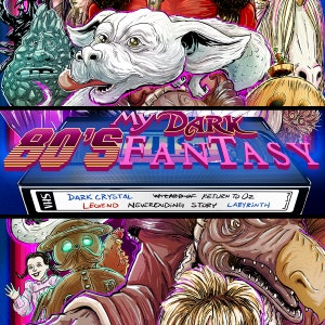 MY DARK 80s FANTASY Print