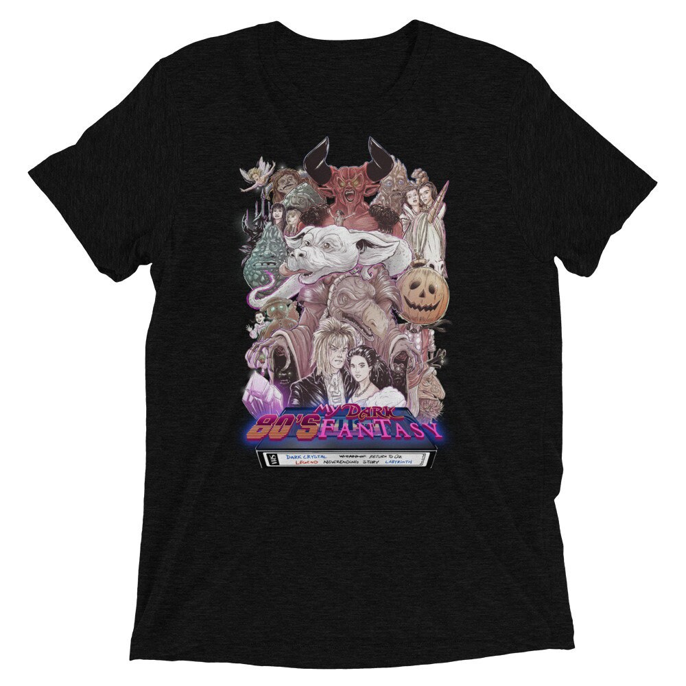 My Dark 80s Fantasy Tee Shirt - Etsy