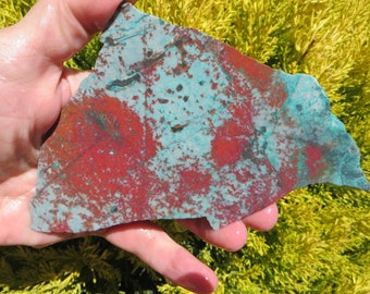 Sonora sunrise slab, Sonora Sunset, Cuprite with Chrysocolla and Tenorite from Milpillas mine  in Sonora, México. 83