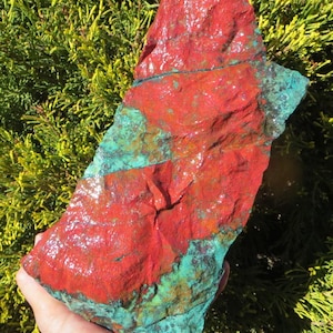 Sonora sunrise, Sonora Sunset, Cuprite with Chrysocolla and Tenorite from Milpillas mine  in Sonora, México. 13