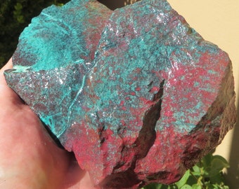 Sonora sunrise rough, Sonora Sunset, Cuprite with Chrysocolla and Tenorite from Milpillas mine  in Sonora, México.07