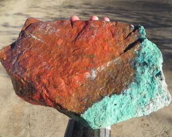 Sonora sunrise rough, Sonora Sunset, Cuprite with Chrysocolla and Tenorite from Milpillas mine  in Sonora, México. 66B