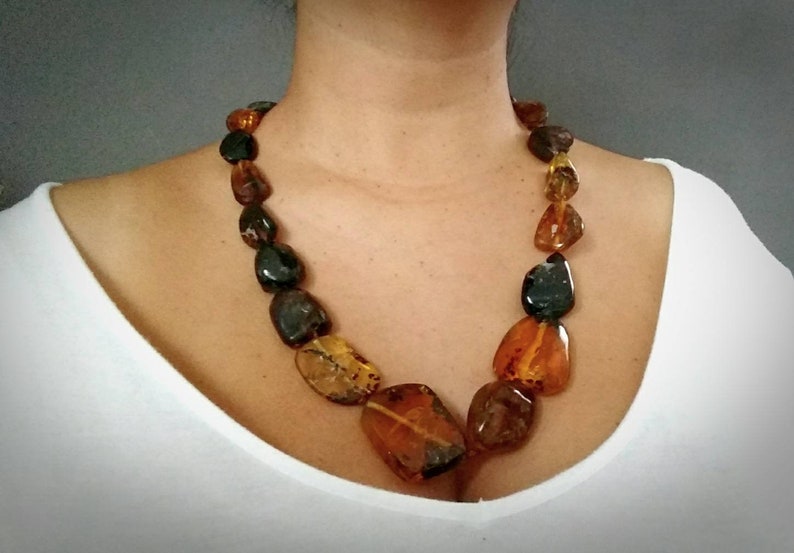 Amber stone Amber Amber Necklace from Chiapas