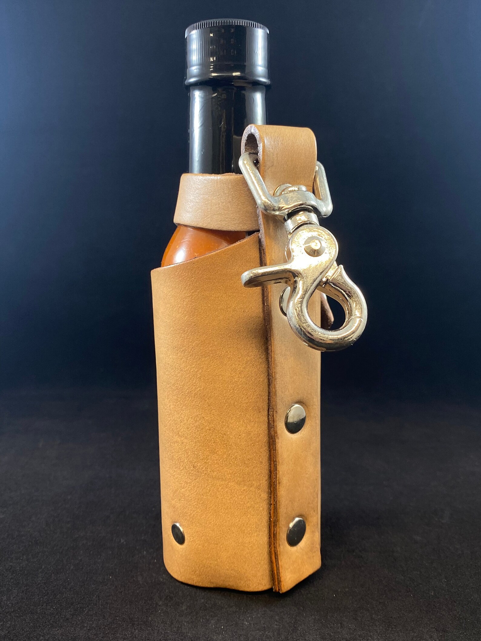 Marine Stamp Leather Hot Sauce Holster 5 oz. Etsy