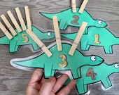 Dinosaur / Stegosaurus Theme Fine Motor Activity for Kids - Great as an Occupational Therapy Tool or Task Box