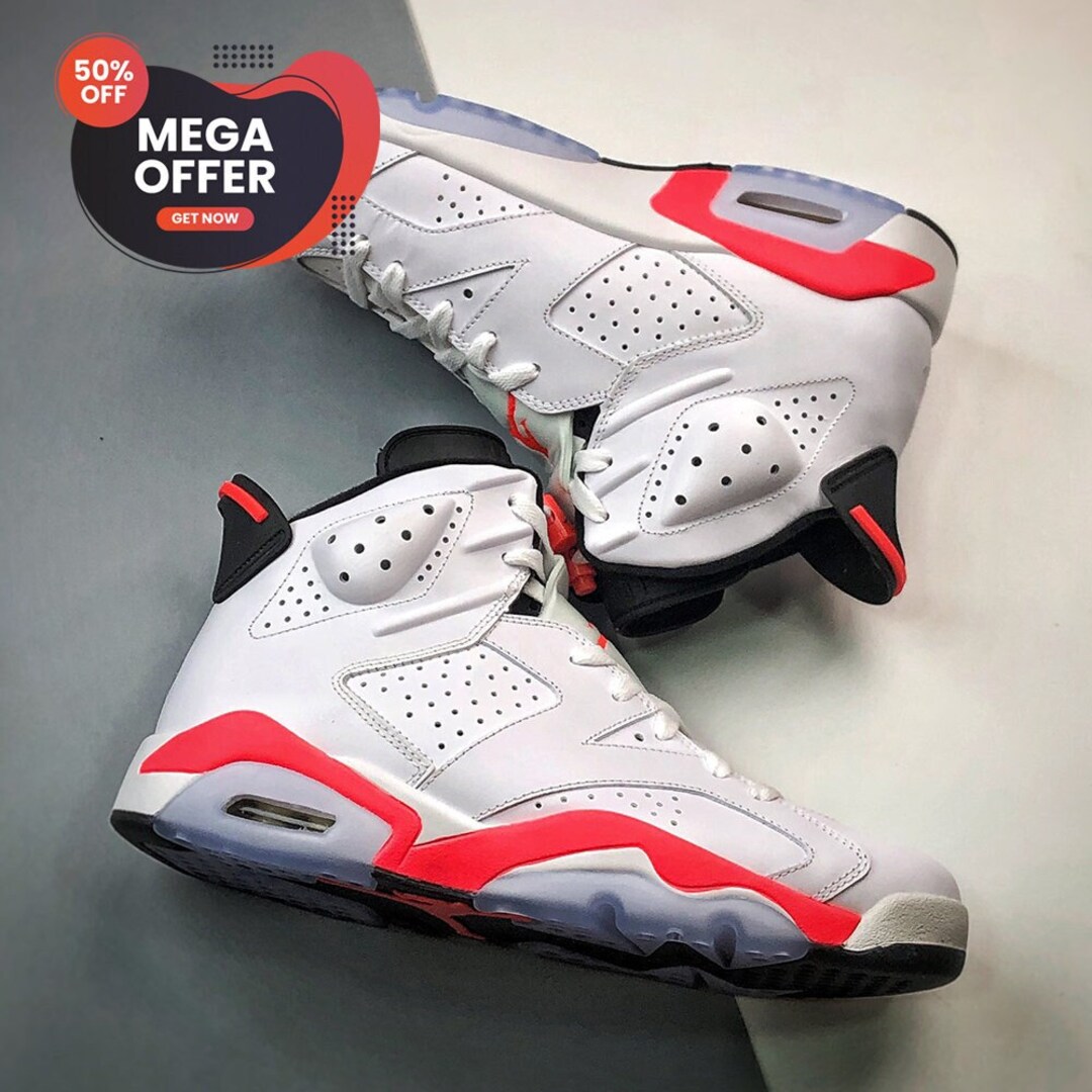 aj6 white infrared