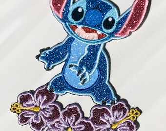 Sparkly Patch * Glitzernder Aufnäher - inspiriert von Lilo und Stitch