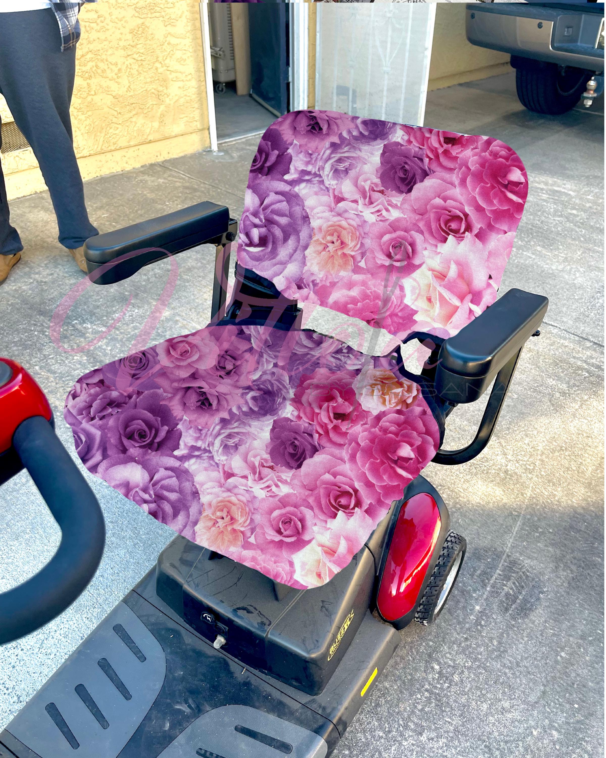 17 x 17 inches -  Cotton Seat Cover for The Pride Revo, Sonic, Star, Victory 3, Go-Go Scooters, mobility scooter accessories