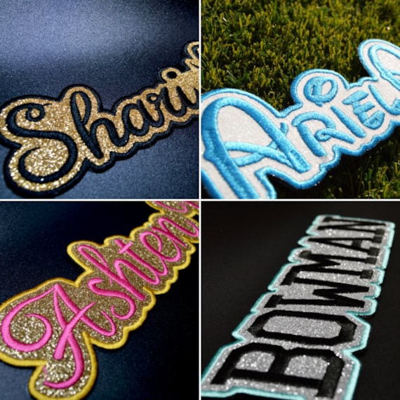 Custom Name Patch Personalized Name Patch Ironon Patch Etsy