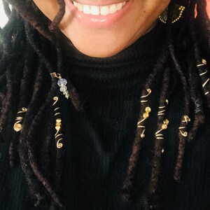 Dreadlock Jewelry Set - Choose Color