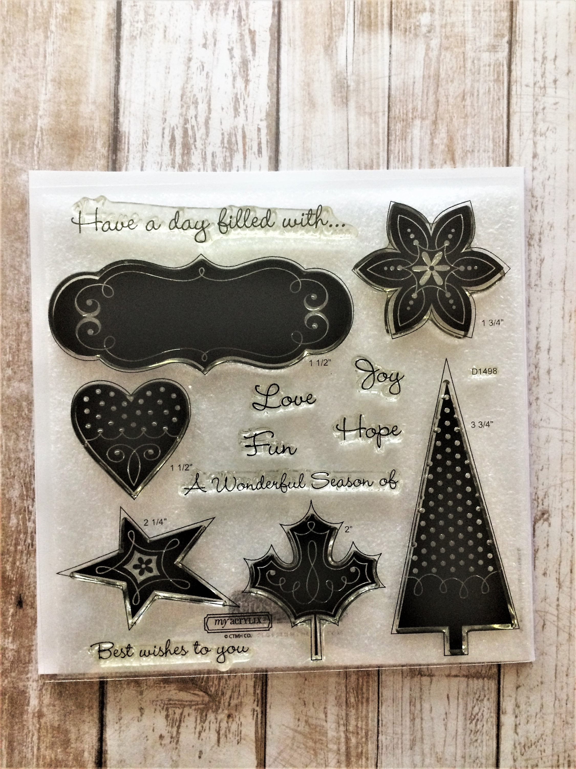 Close To My Heart CC3205 Love These People Card Making Acrylic Stamps  Stamping 
