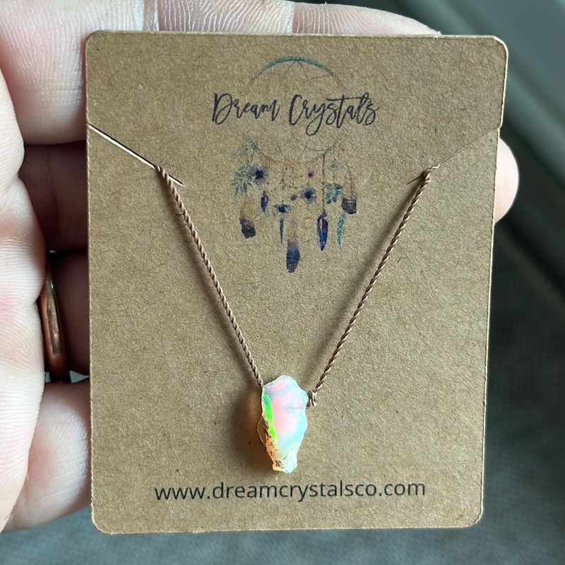 Fire Opal Cord Jewelry - Etsy
