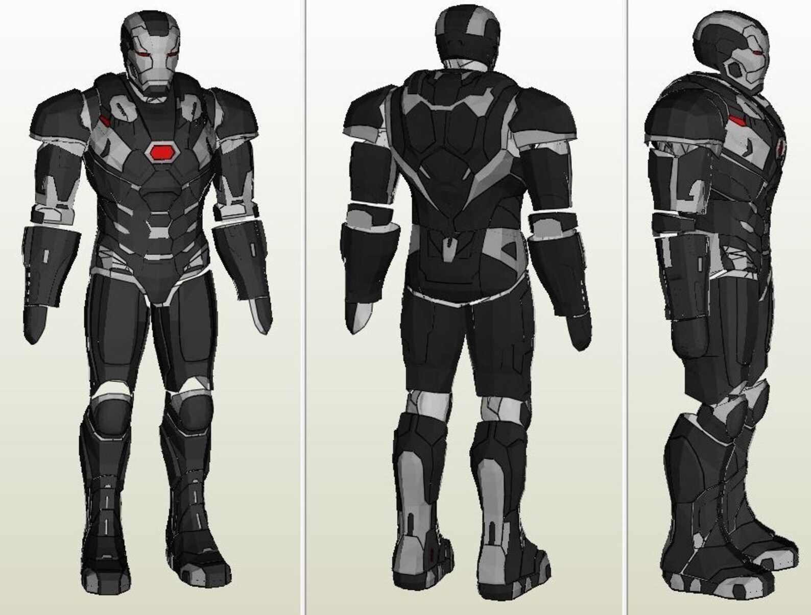 War Machine Mark 6 Full Armor Avengers Endgame Pepakura | Etsy War machine mark 6