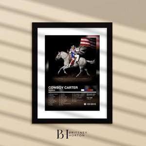 Beyonce - Cowboy Carter - Pôster musical | Pôster para impressão | Download digital