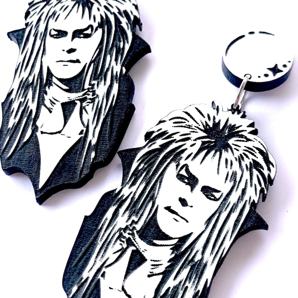 Goblin King Acrylic Stainless Steel Stud Earrings