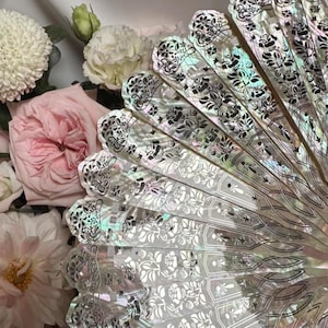 Antique Mother of Pearl Hand Fan,Vintage Bridal Wedding Fan,Gift For Her