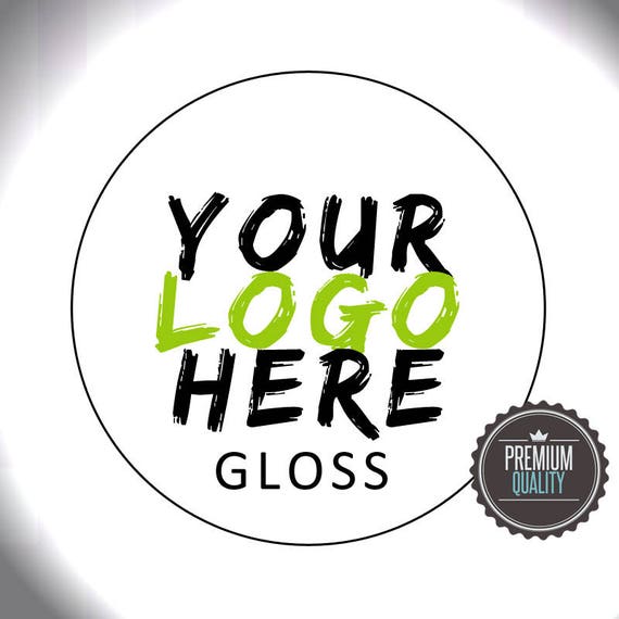 Custom Printed Stickers GLOSS Custom Logo labels Envelope Seals Personalised Custom Printed Stickers GLOSS Custom Logo labels Envelope Seals Personalised