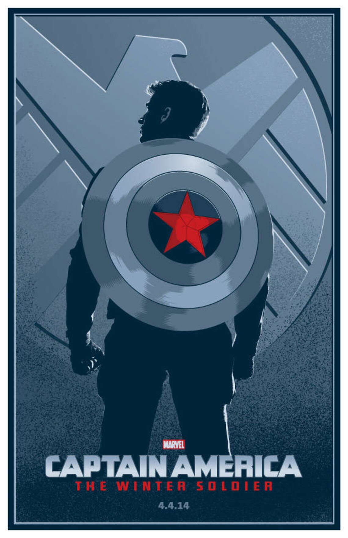 Captain America the Winter Soldier - Etsy