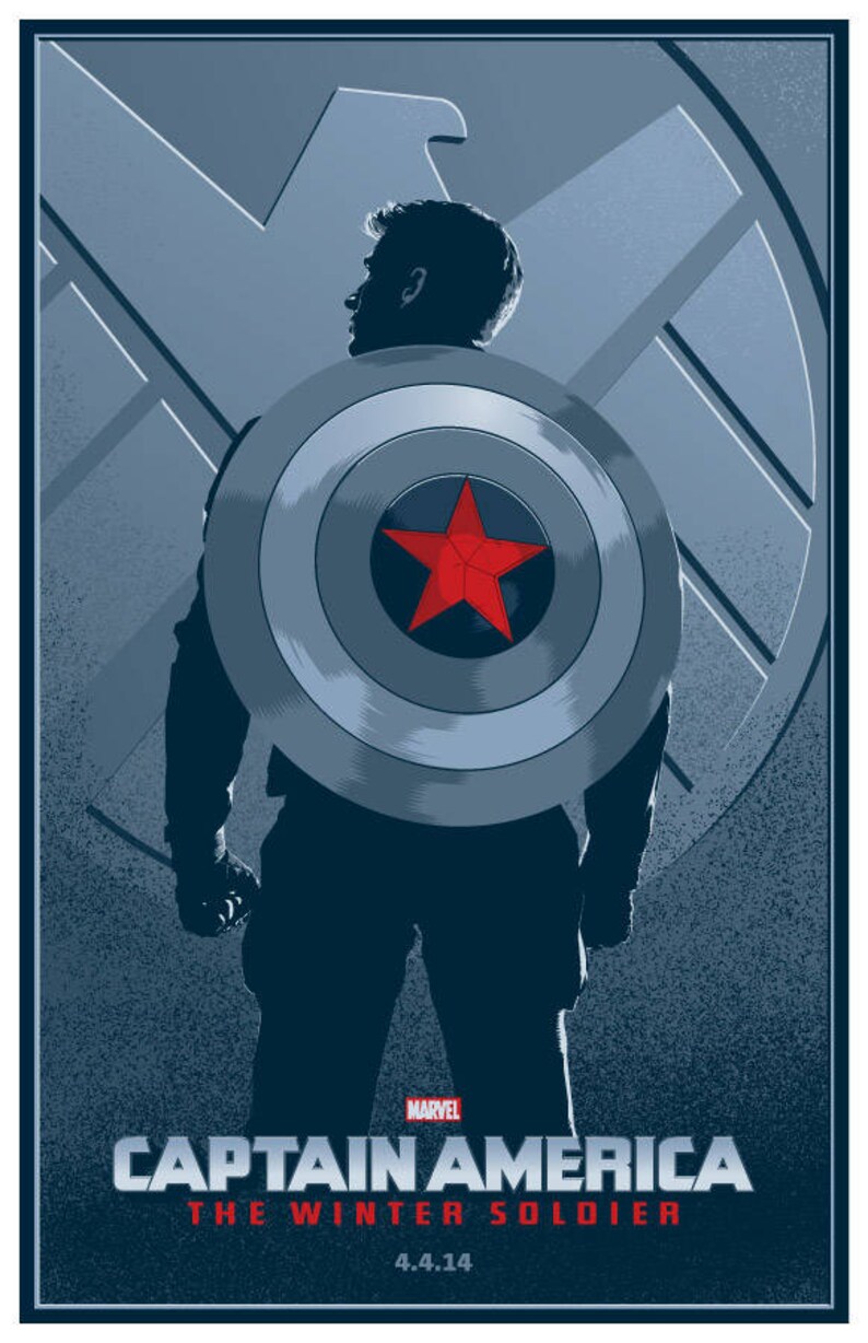 Captain America the Winter Soldier - Etsy