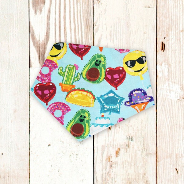 Novelty Balloons Dog Bandana • Colorful and Fun Bday Pet Bandana • Happy Birthday • Dog Birthday Party • Rainbow • Summer • Celebration