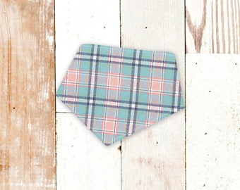 Easter Dog Bandana • Pastel Plaid Flannel Pet Bandana • Easter Basket Dog Gift • Trendy Dog Accessories • Dog Mom Gift