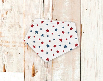 Patriotic Dog Bandana "USA STARS" - Fourth of July, usa dog bandana, flag dog bandana, stars dog bandana, July 4th, Independence Day