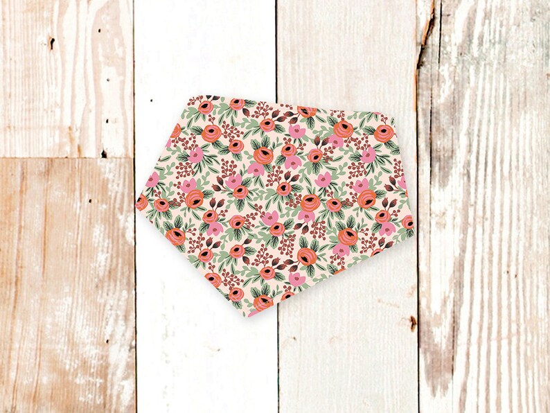 Rifle Paper Co print dog bandana with snaps Dog Bandana CHAMPAGNE ROSES snap-on dog bandana flowery dog bandana dog snap bandana