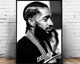 B-136 Nipsey Hussle Poster New Rapper 2019 Hip Hop Music Album Art Wall Print