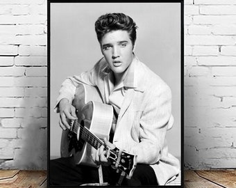 Elvis Presley Poster Print Rock/'n/'Roll Music Legends Vintage Photo Wall Art