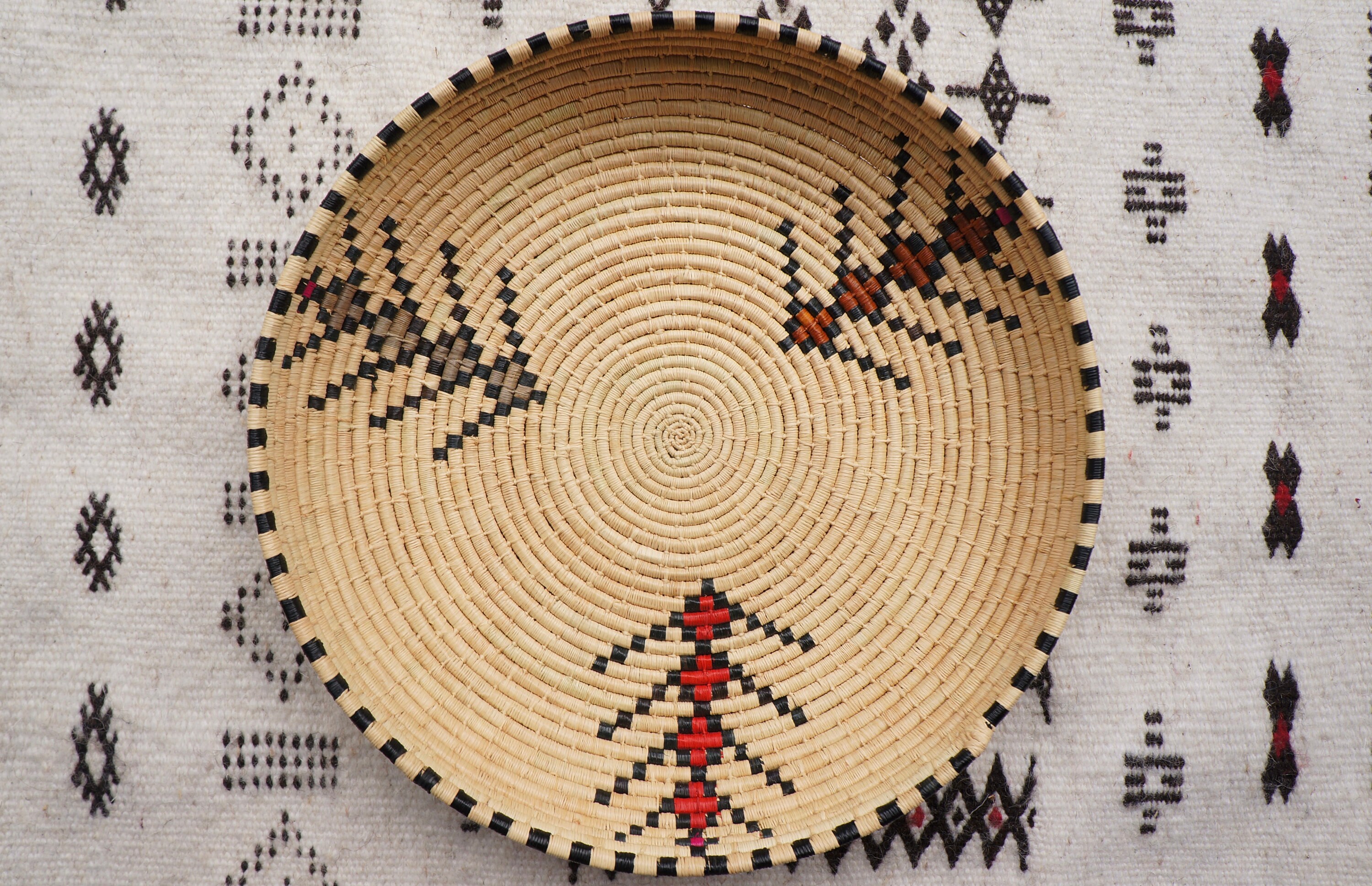 Panier Mural Tissé | Paniers Suspendus Muraux Plateaux Berbère Panier de Mur Boho Corbeille Tissée à