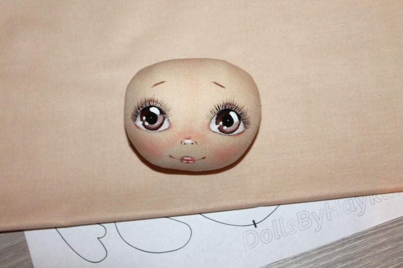 blank doll head