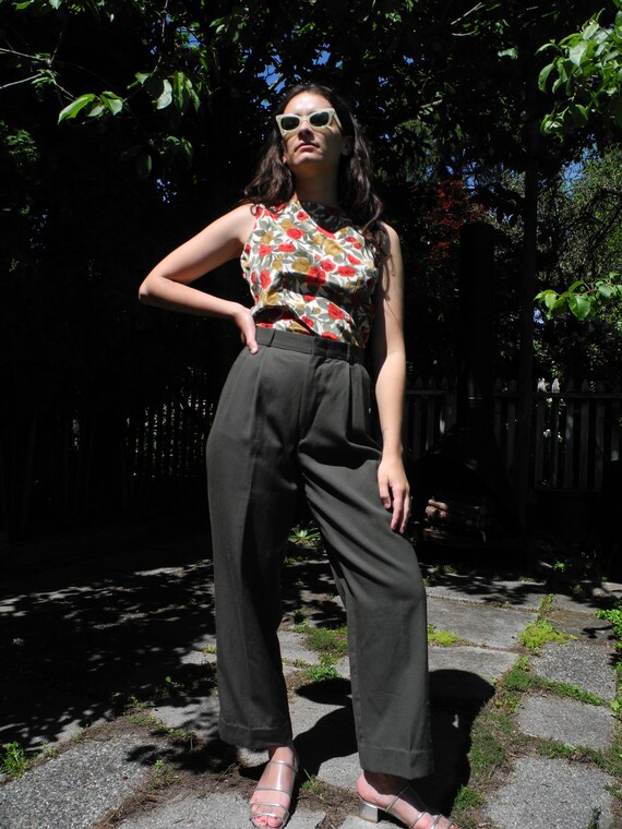 Vintage Wool Army Trouser |