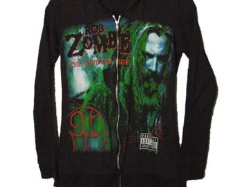 Rob Zombie Spooks-A-Poppin Long Sleeve Black T Shirt New Official