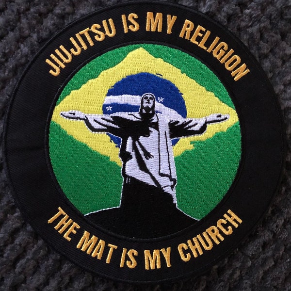 Jiujitsu ist meine Religion BJJ Aufnäher