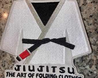 BJJ Aufnäher 'The Art of Folding Clothing' Jiujitsu Aufnäher