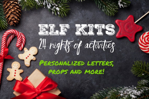 Elf Kits Elf Props Elf Activities Personalized Elf Letters