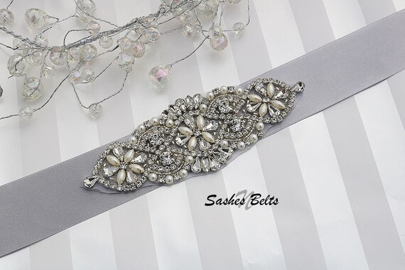 silver bridesmaid belt