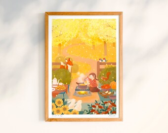 Fête de la citrouille - Poster